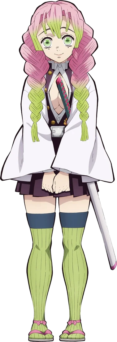 Mitsuri Kanroji figurine render