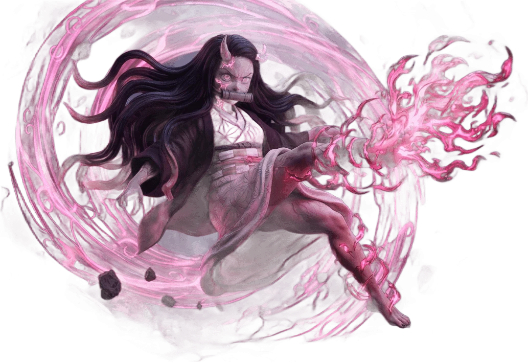 Nezuko Kamado figurine render