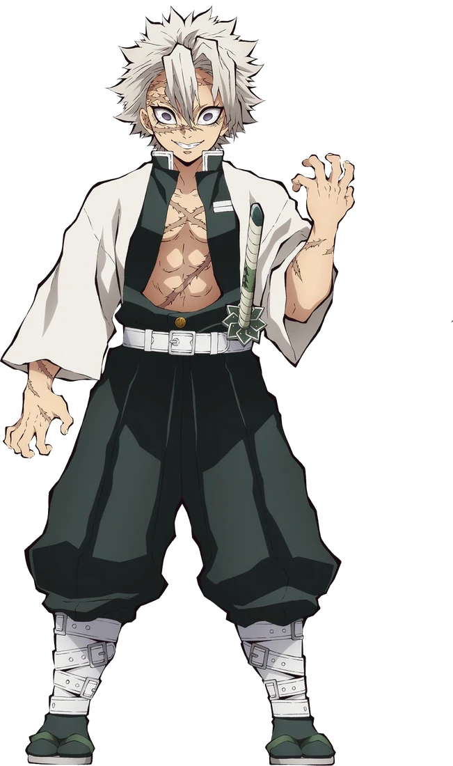 Sanemi Shinazugawa figurine render