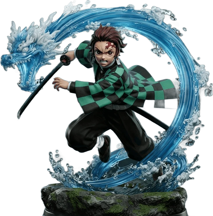 Tanjiro Kamado figurine render
