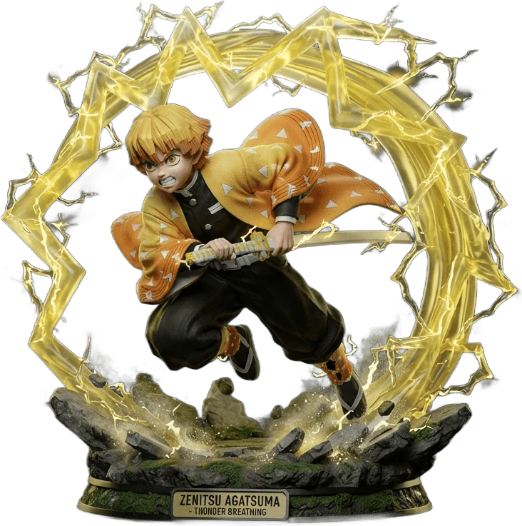 Zenitsu Agatsuma figurine render